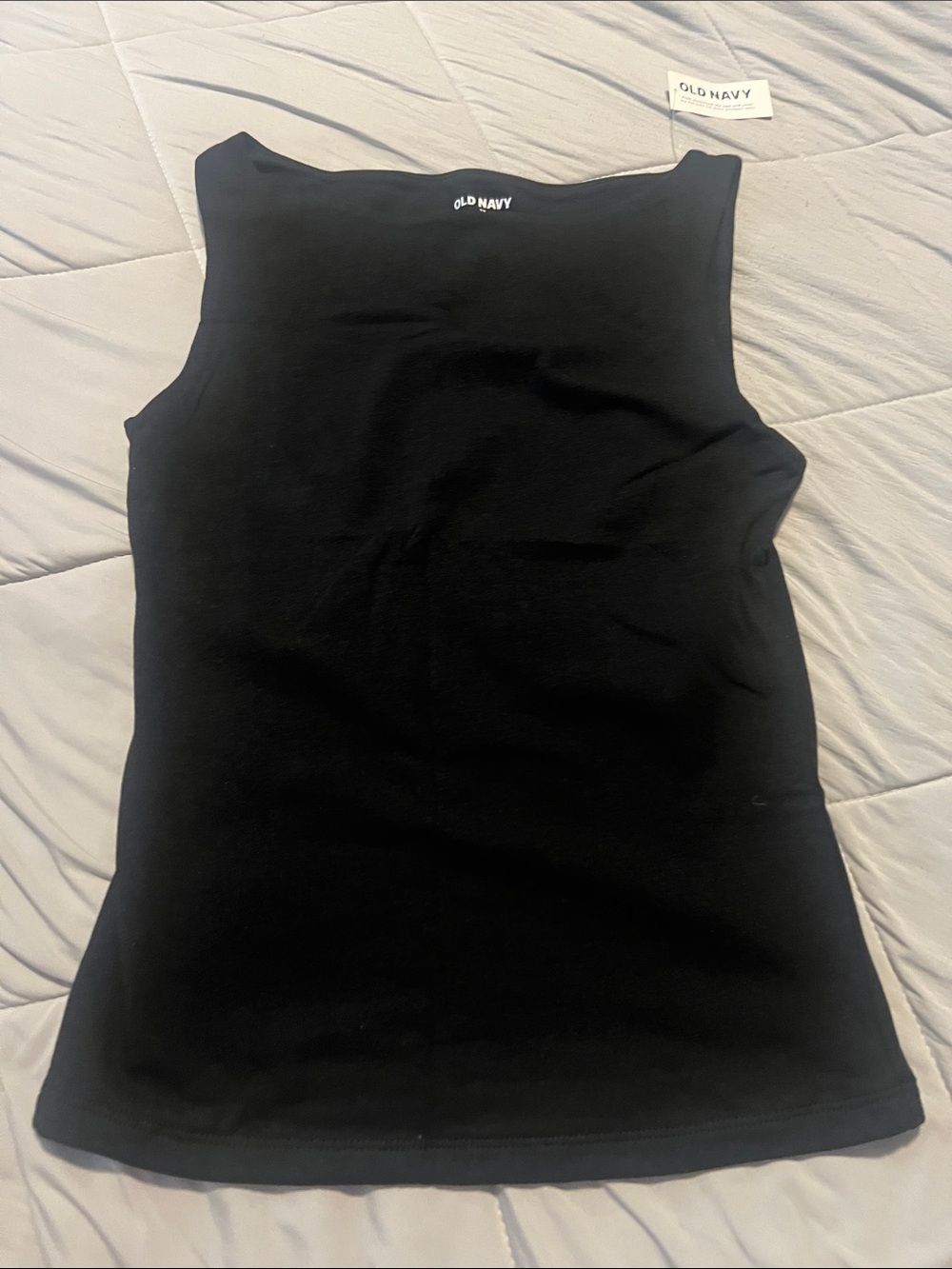 Old Navy Black Ribbed Tank Top